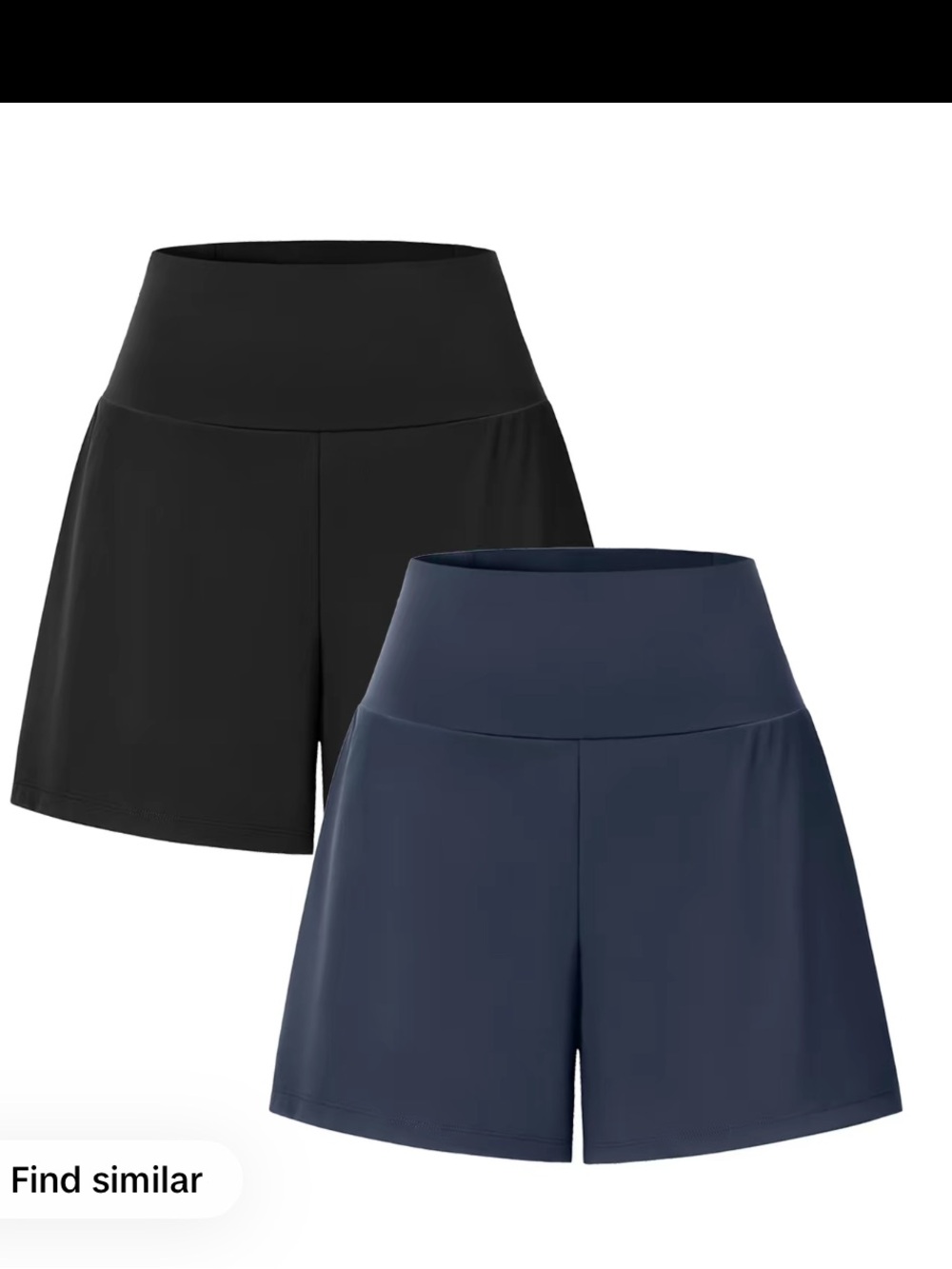 Halara 2-Piece Super High Waisted shorts